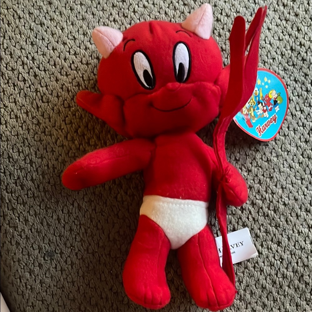 Red Devil Red Plush with White Accents